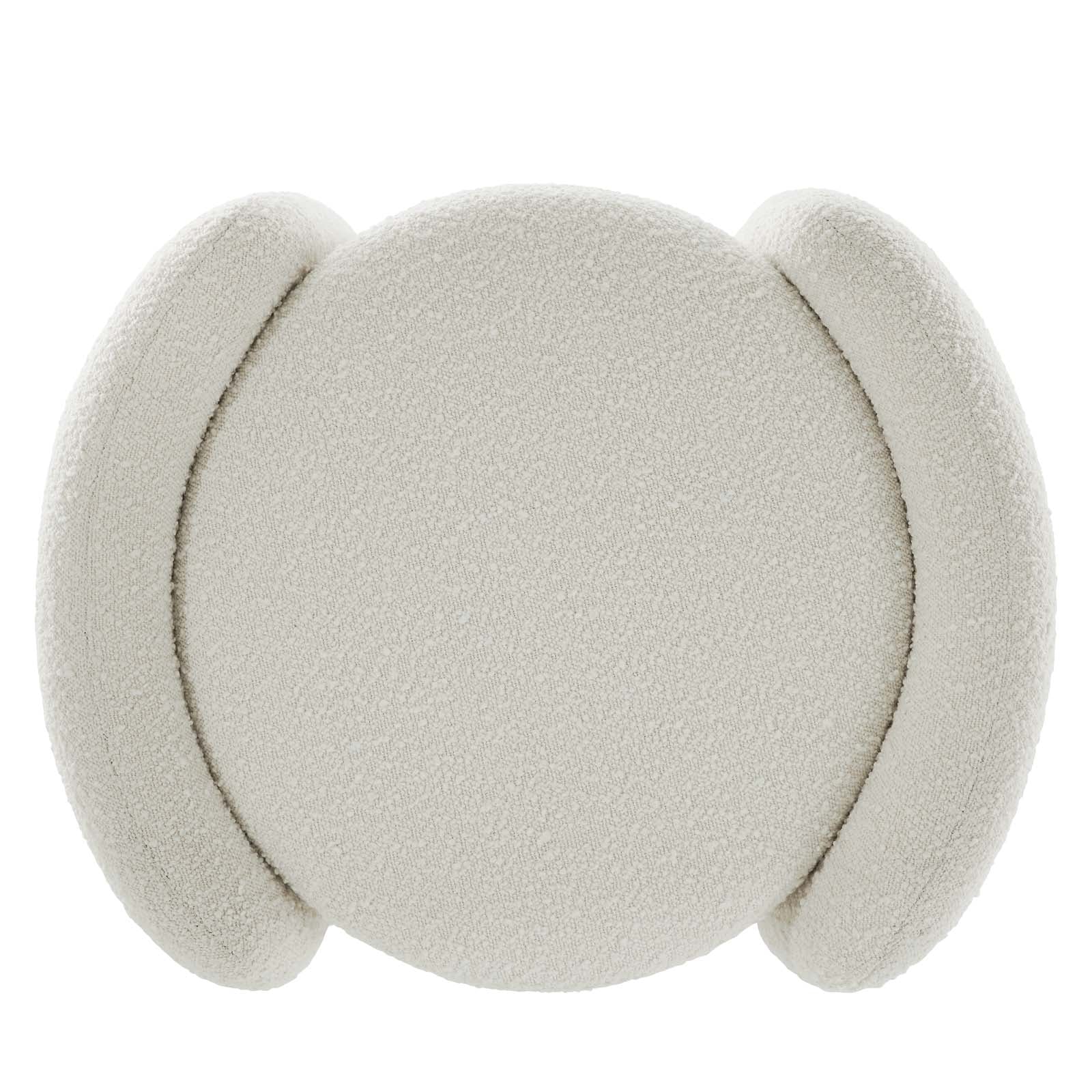 Nebula Boucle Upholstered Ottoman by Modway