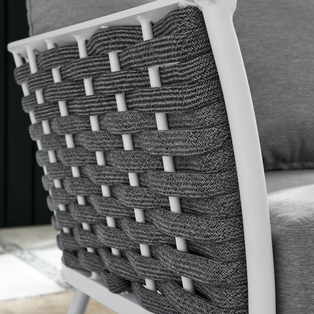 Stance Outdoor Patio Aluminum Left-Facing Armchair by Modway