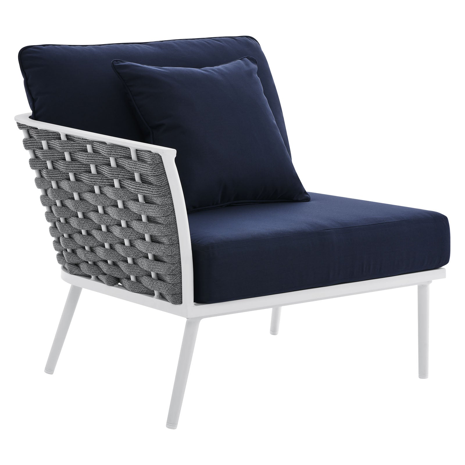 Stance Outdoor Patio Aluminum Left-Facing Armchair by Modway