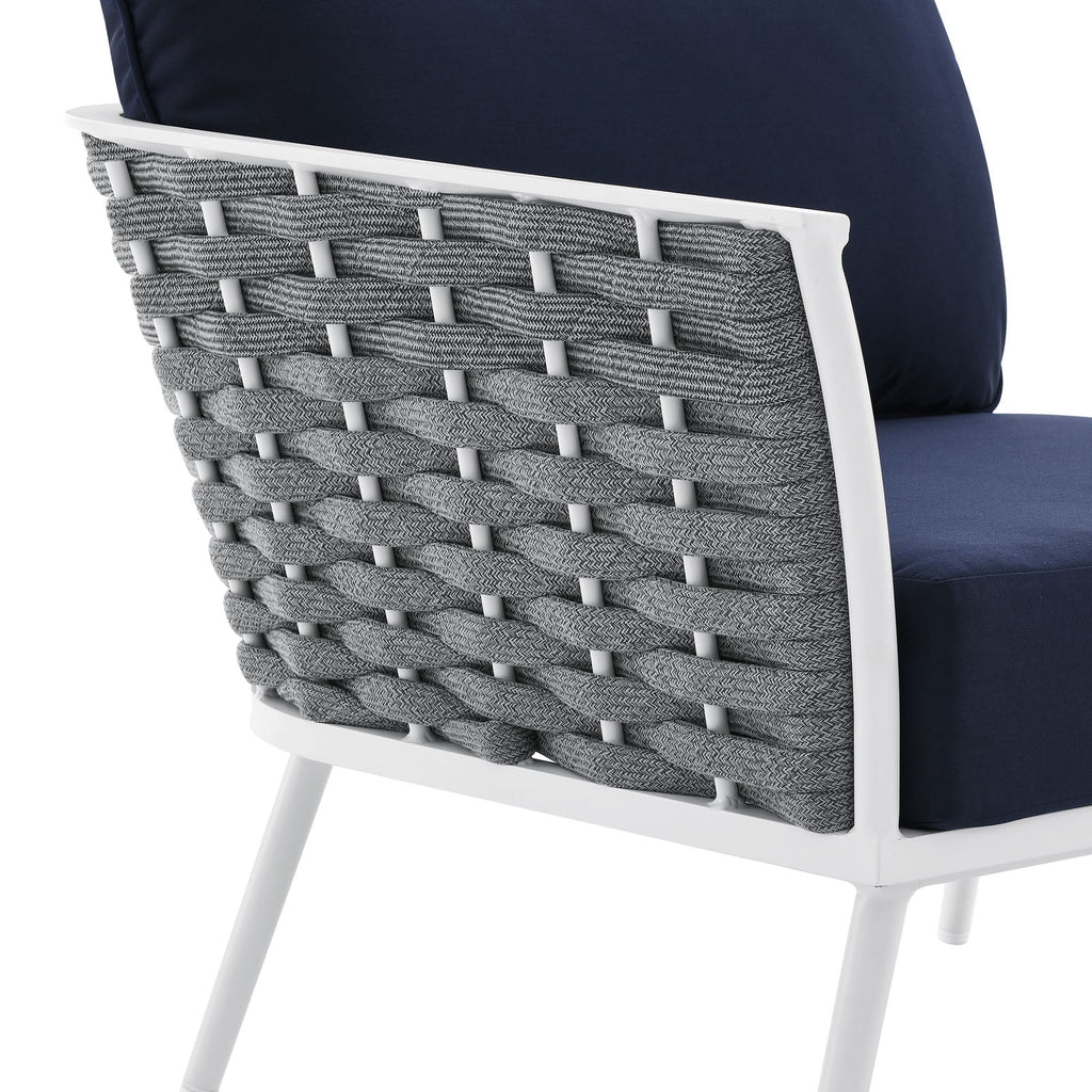 Stance Outdoor Patio Aluminum Left-Facing Armchair by Modway