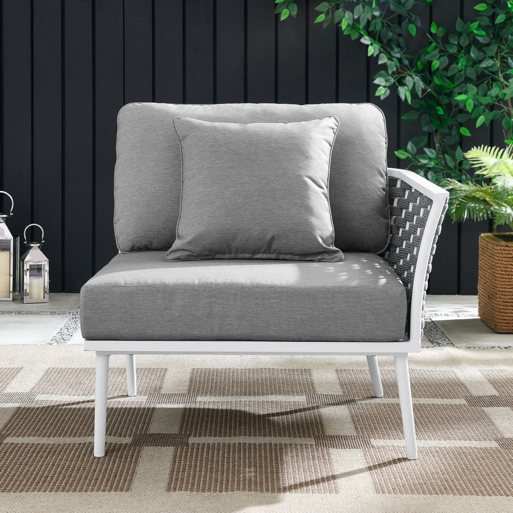Stance Outdoor Patio Aluminum Right-Facing Armchair by Modway