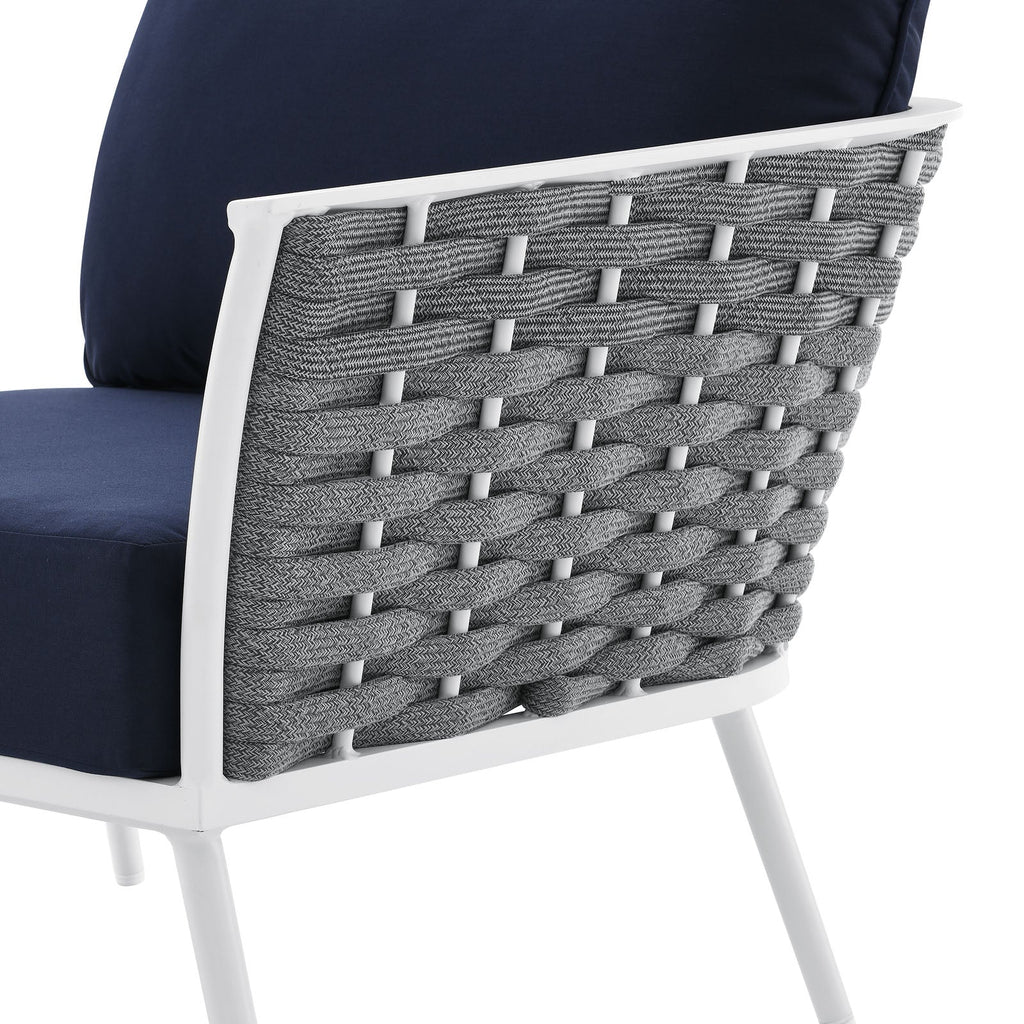 Stance Outdoor Patio Aluminum Right-Facing Armchair by Modway