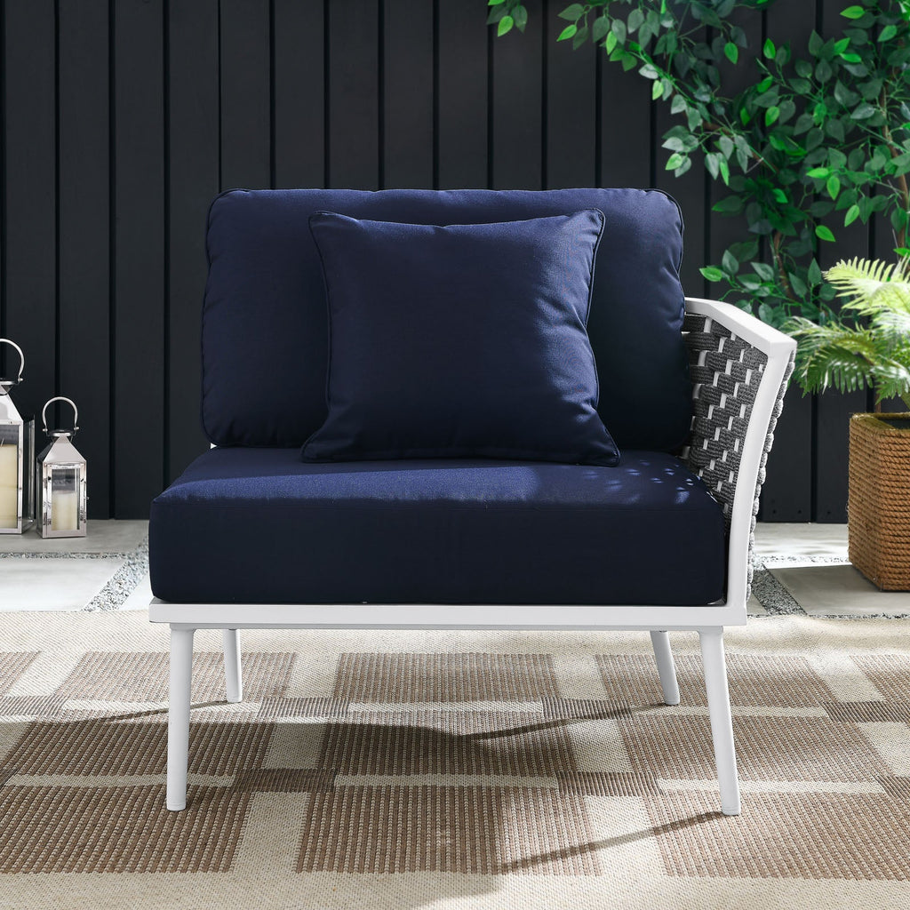 Stance Outdoor Patio Aluminum Right-Facing Armchair by Modway