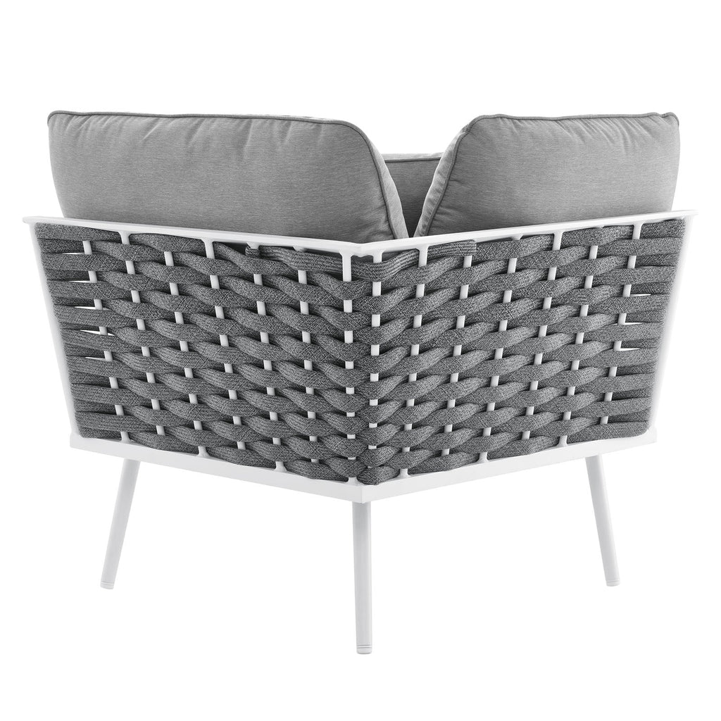 Stance Outdoor Patio Aluminum Corner Chair by Modway