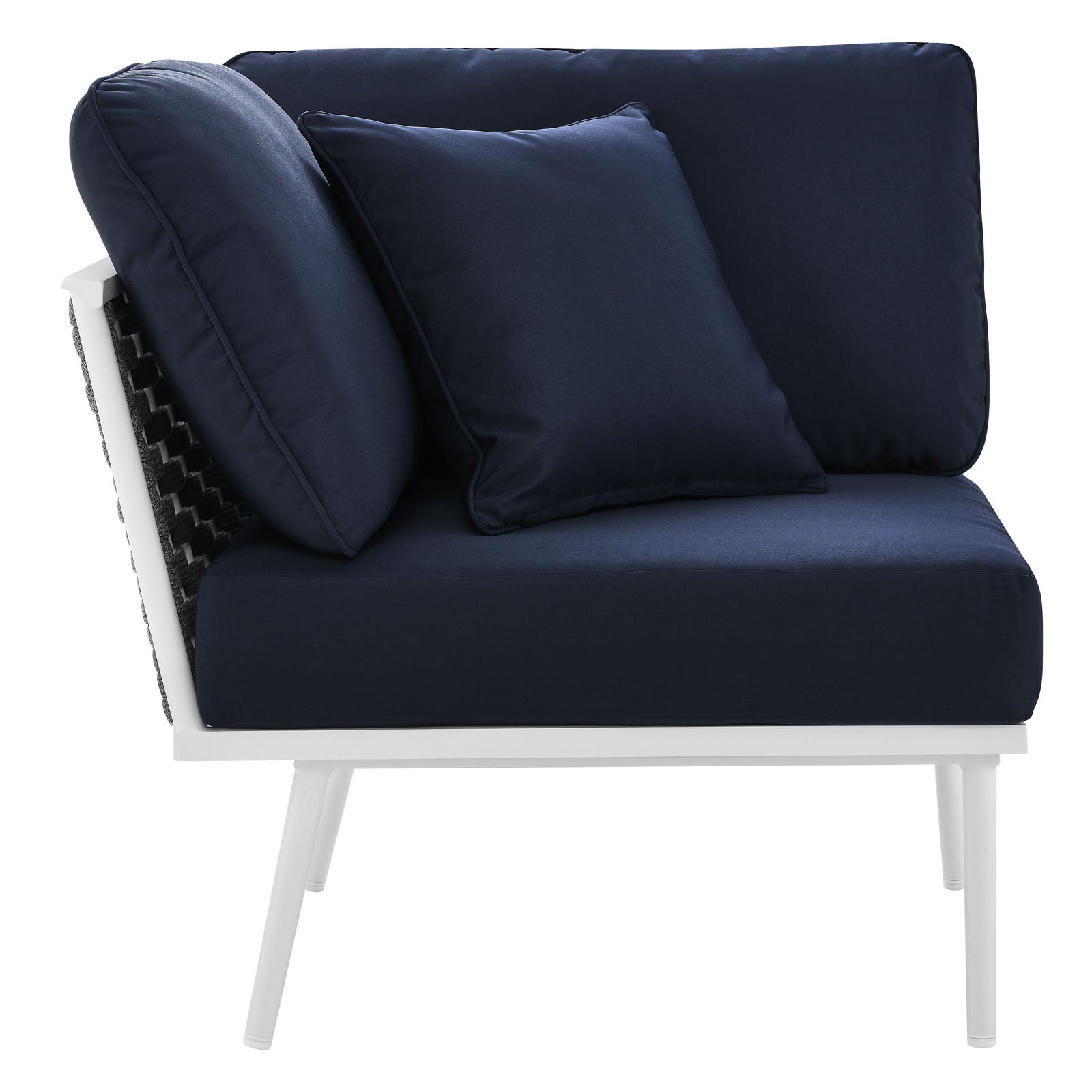 Stance Outdoor Patio Aluminum Corner Chair by Modway