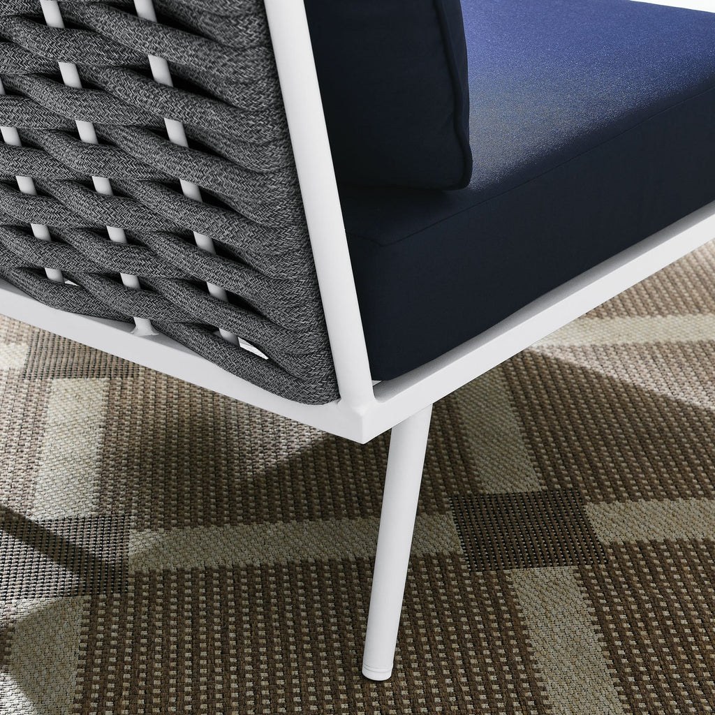 Stance Outdoor Patio Aluminum Corner Chair by Modway