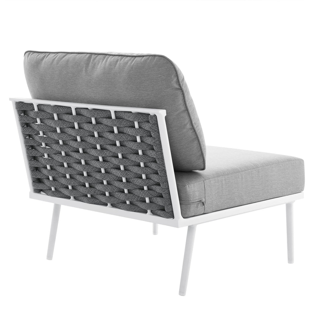 Stance Outdoor Patio Aluminum Armless Chair by Modway