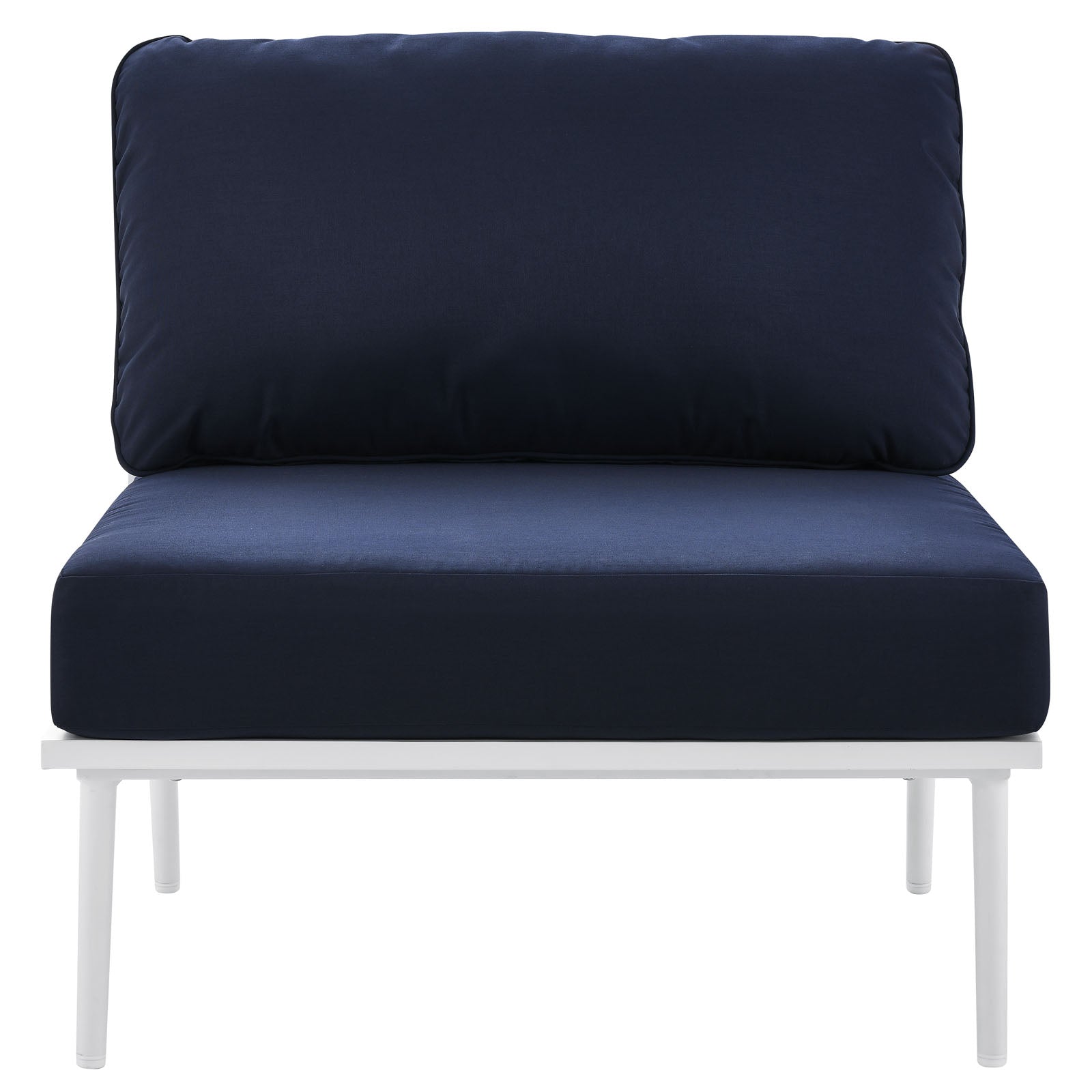 Stance Outdoor Patio Aluminum Armless Chair by Modway