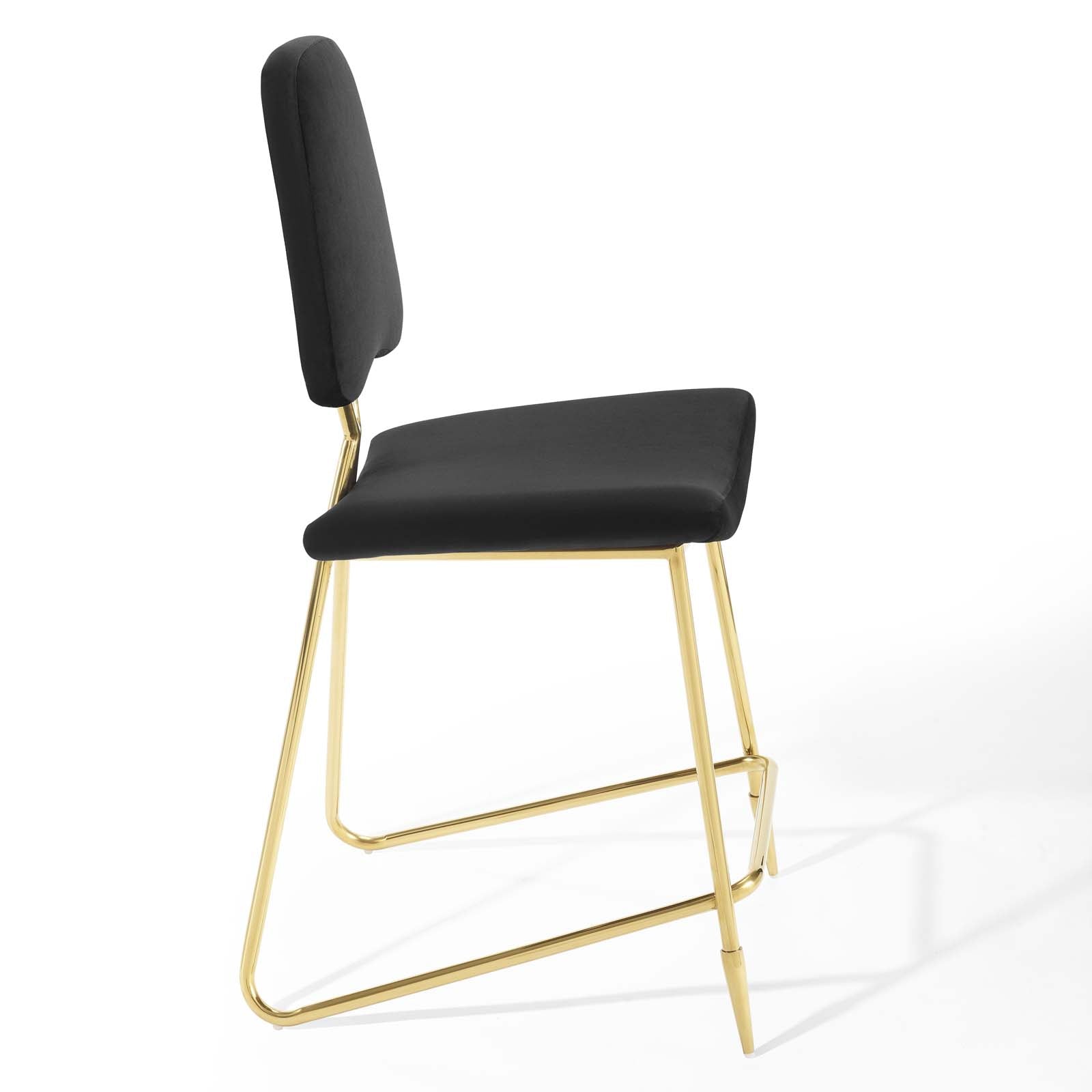 Ponder Performance Velvet Counter Stool Set of 2 by Modway