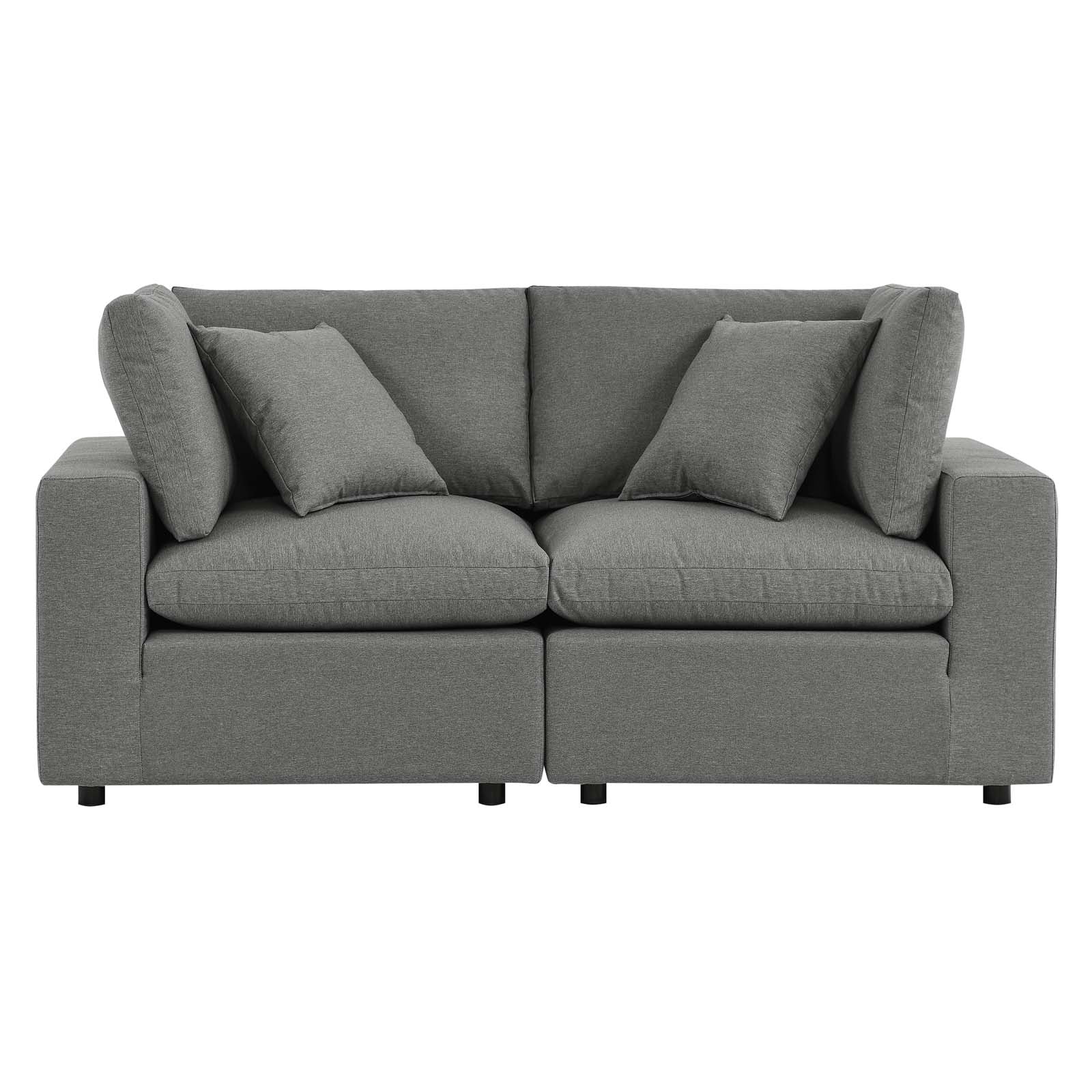 Commix Overstuffed Outdoor Patio Loveseat by Modway