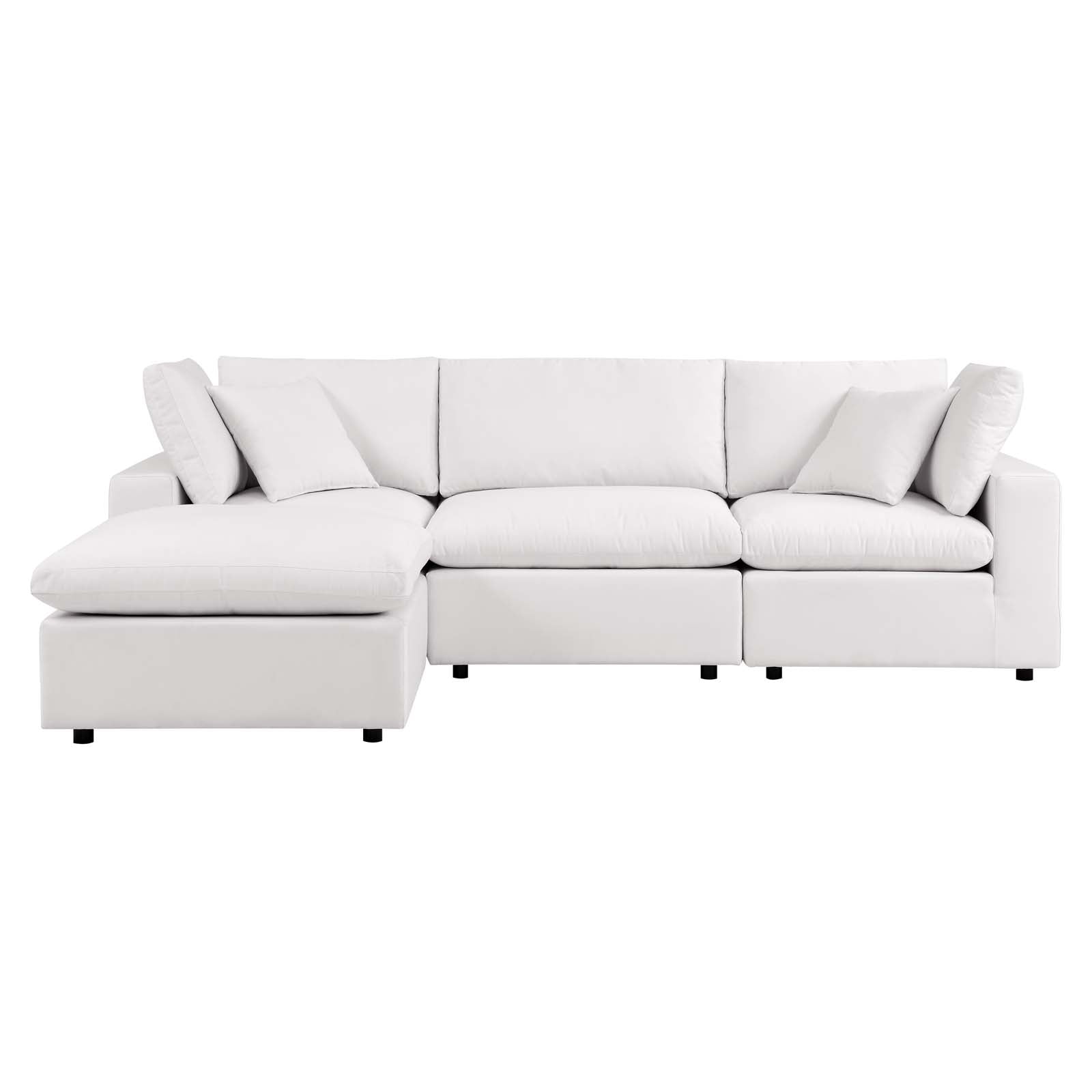 Commix 4-Piece Outdoor Patio Sectional Sofa by Modway
