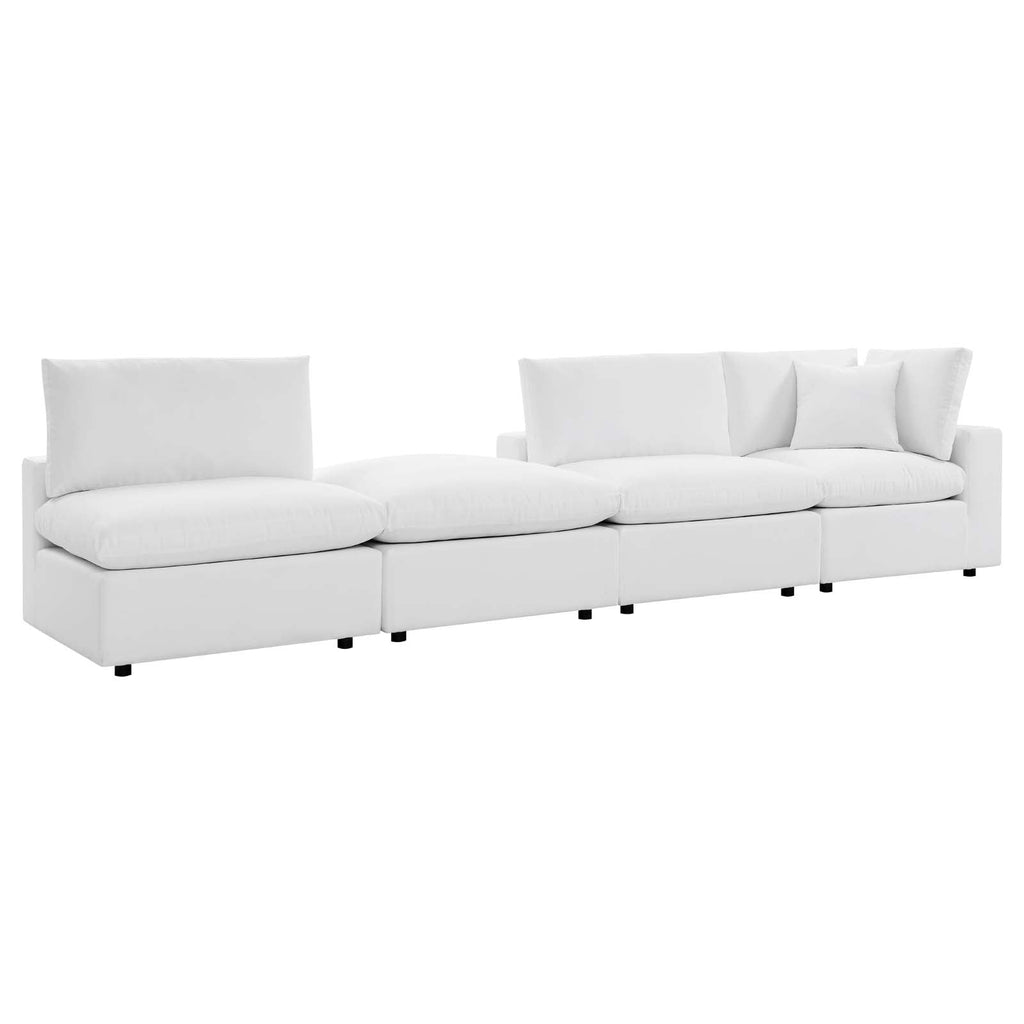 Commix 4-Piece Sunbrella¨ Outdoor Patio Sectional Sofa by Modway