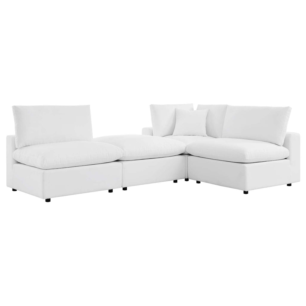 Commix 4-Piece Sunbrella¨ Outdoor Patio Sectional Sofa by Modway