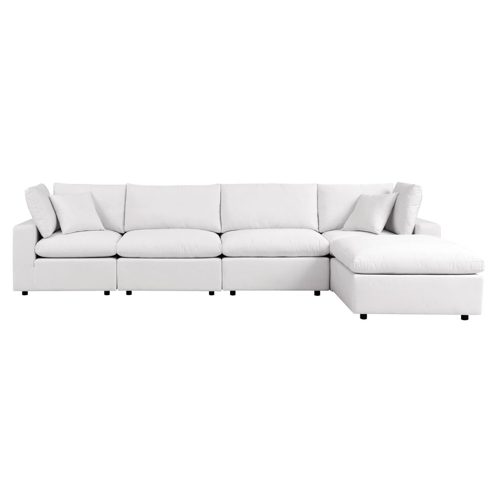 Commix 5-Piece Outdoor Patio Sectional Sofa by Modway