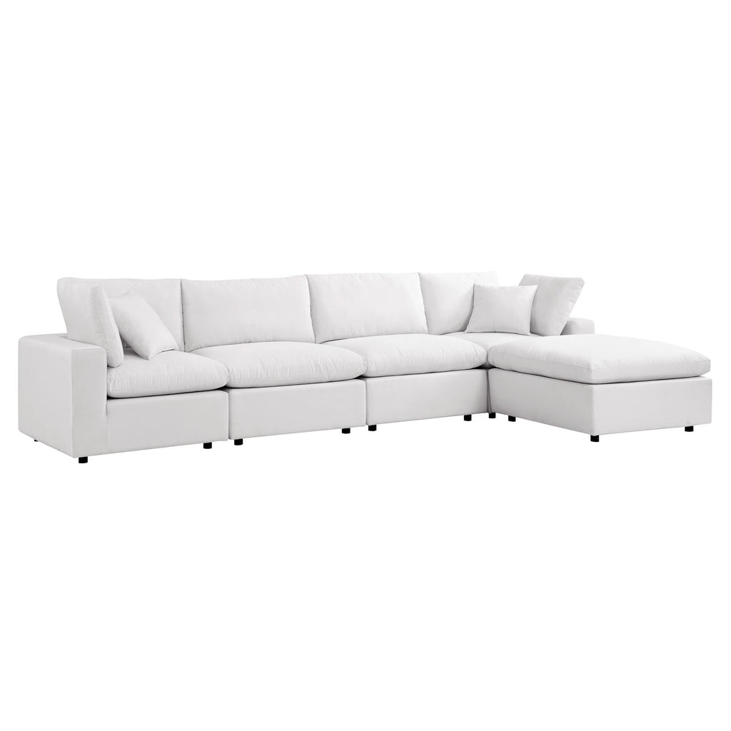 Commix 5-Piece Outdoor Patio Sectional Sofa by Modway