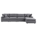 Commix 5-Piece Sunbrella¨ Outdoor Patio Sectional Sofa by Modway