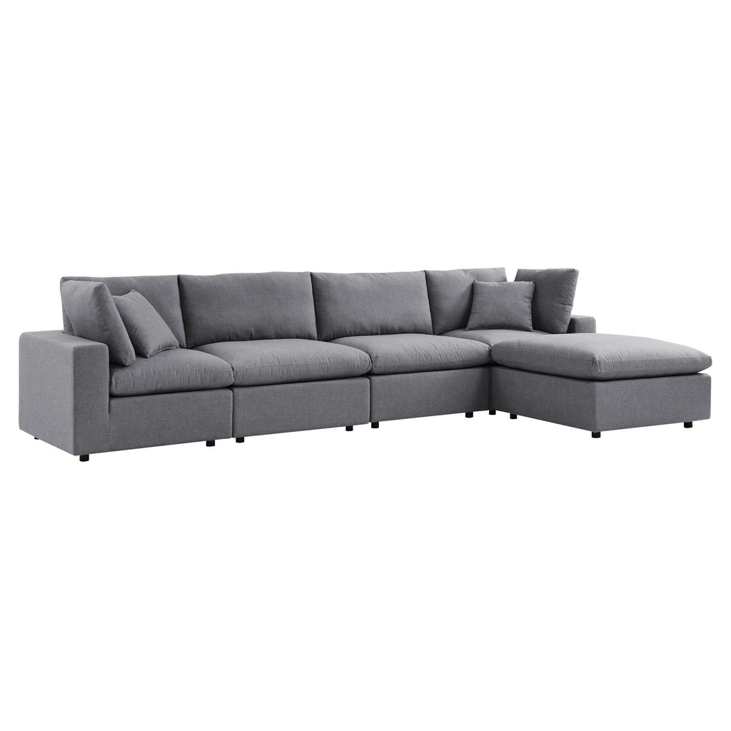 Commix 5-Piece Sunbrella¨ Outdoor Patio Sectional Sofa by Modway