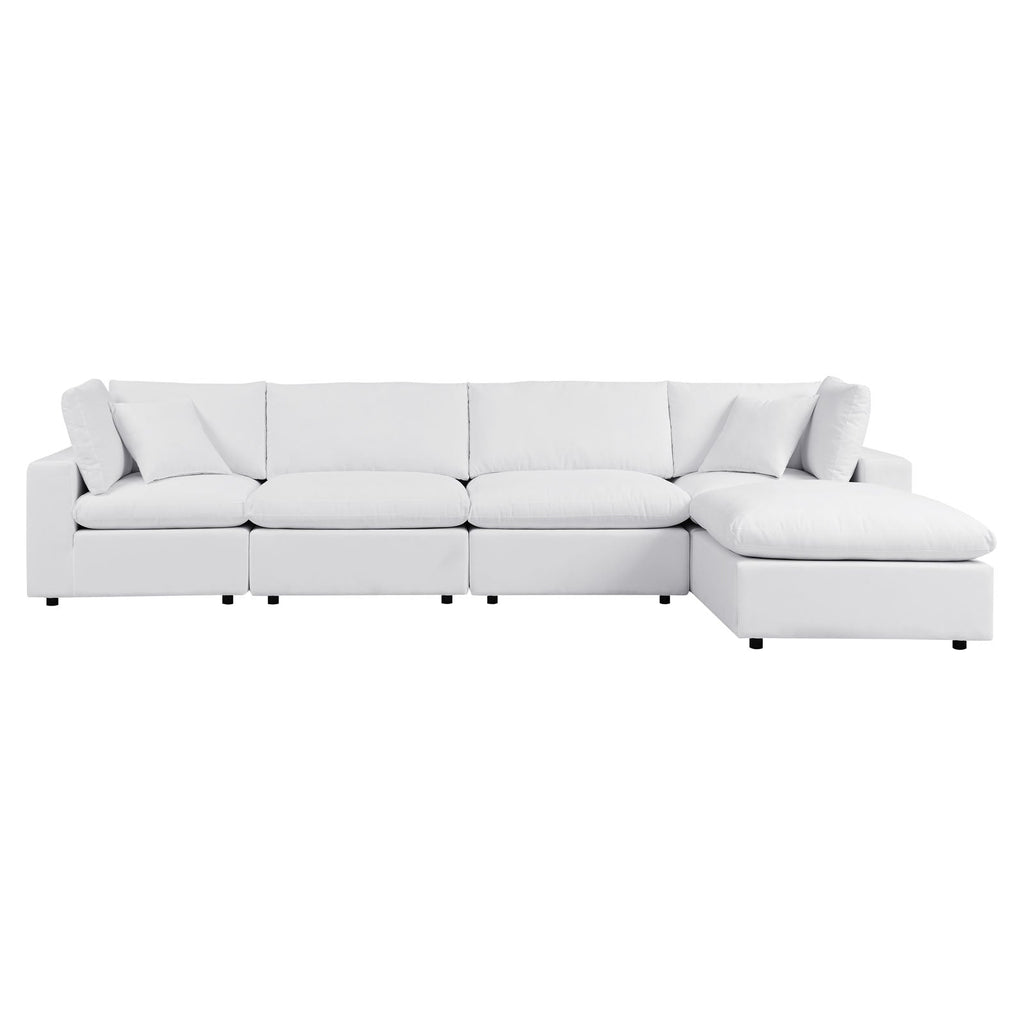 Commix 5-Piece Sunbrella¨ Outdoor Patio Sectional Sofa by Modway