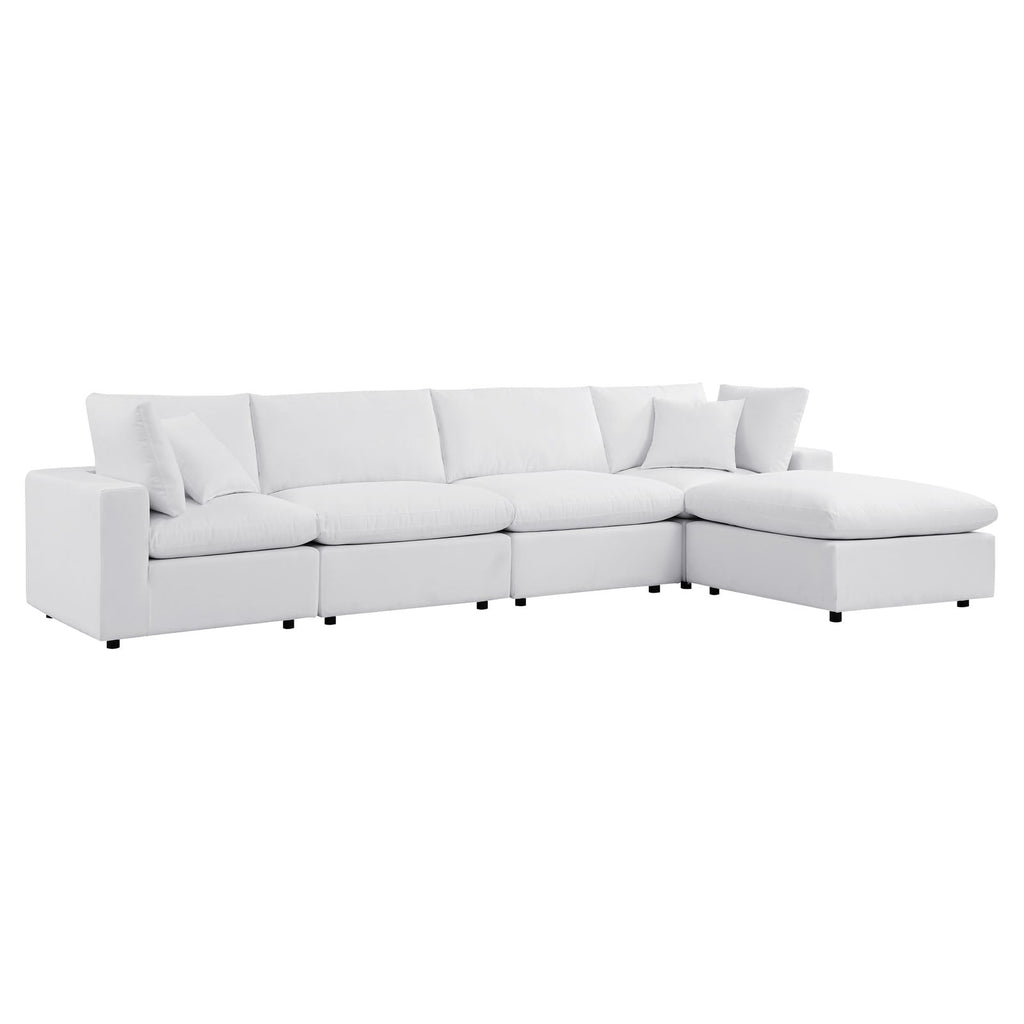 Commix 5-Piece Sunbrella¨ Outdoor Patio Sectional Sofa by Modway