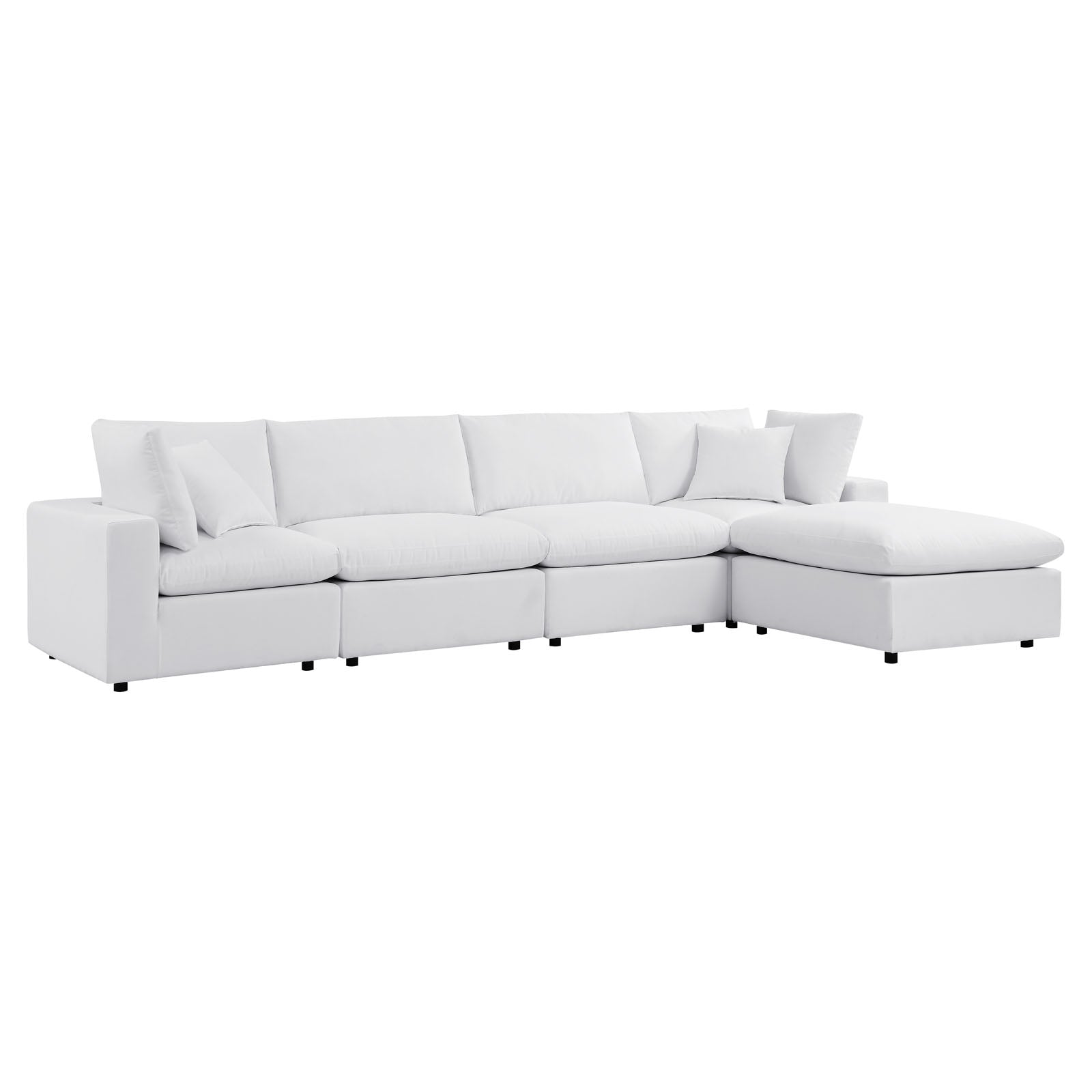 Commix 5-Piece Sunbrella¨ Outdoor Patio Sectional Sofa by Modway