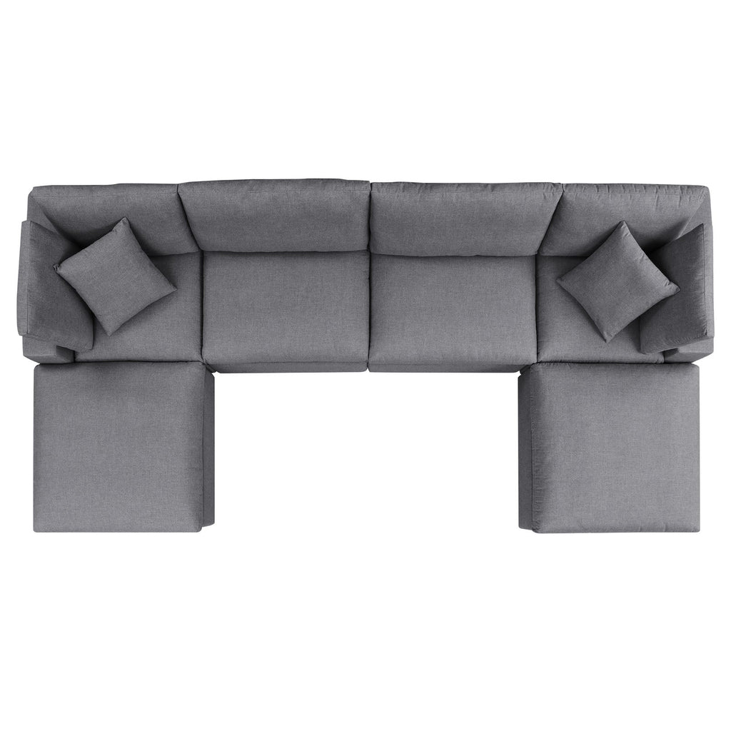 Commix 6-Piece Sunbrella¨ Outdoor Patio Sectional Sofa by Modway
