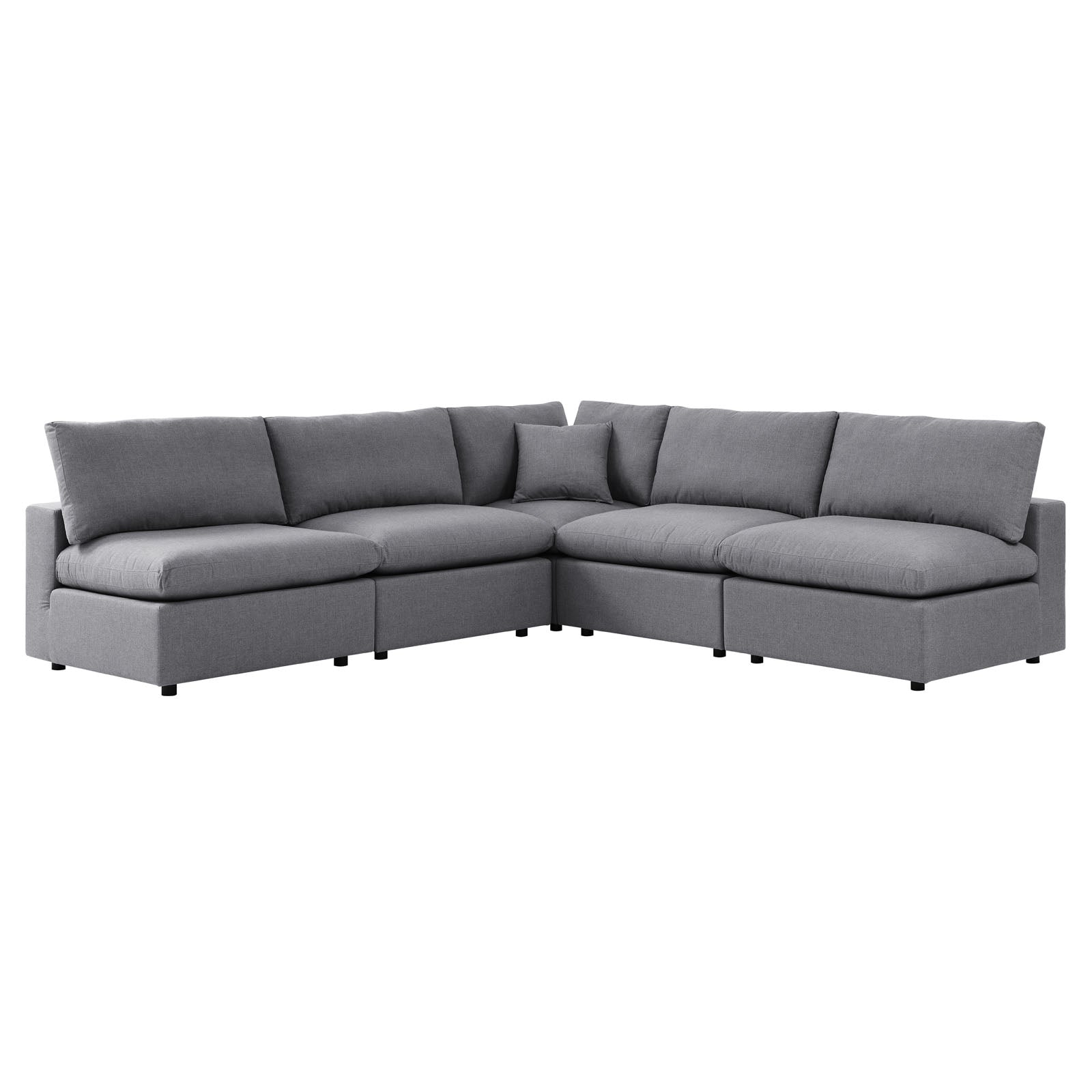 Commix 5-Piece Sunbrella¨ Outdoor Patio Sectional Sofa by Modway