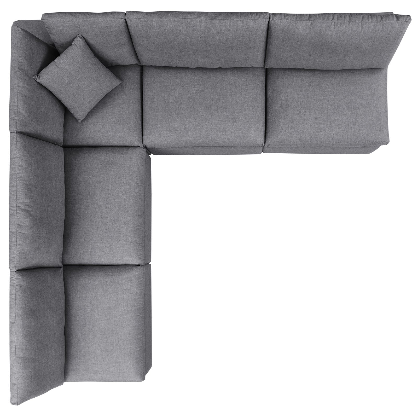 Commix 5-Piece Sunbrella¨ Outdoor Patio Sectional Sofa by Modway