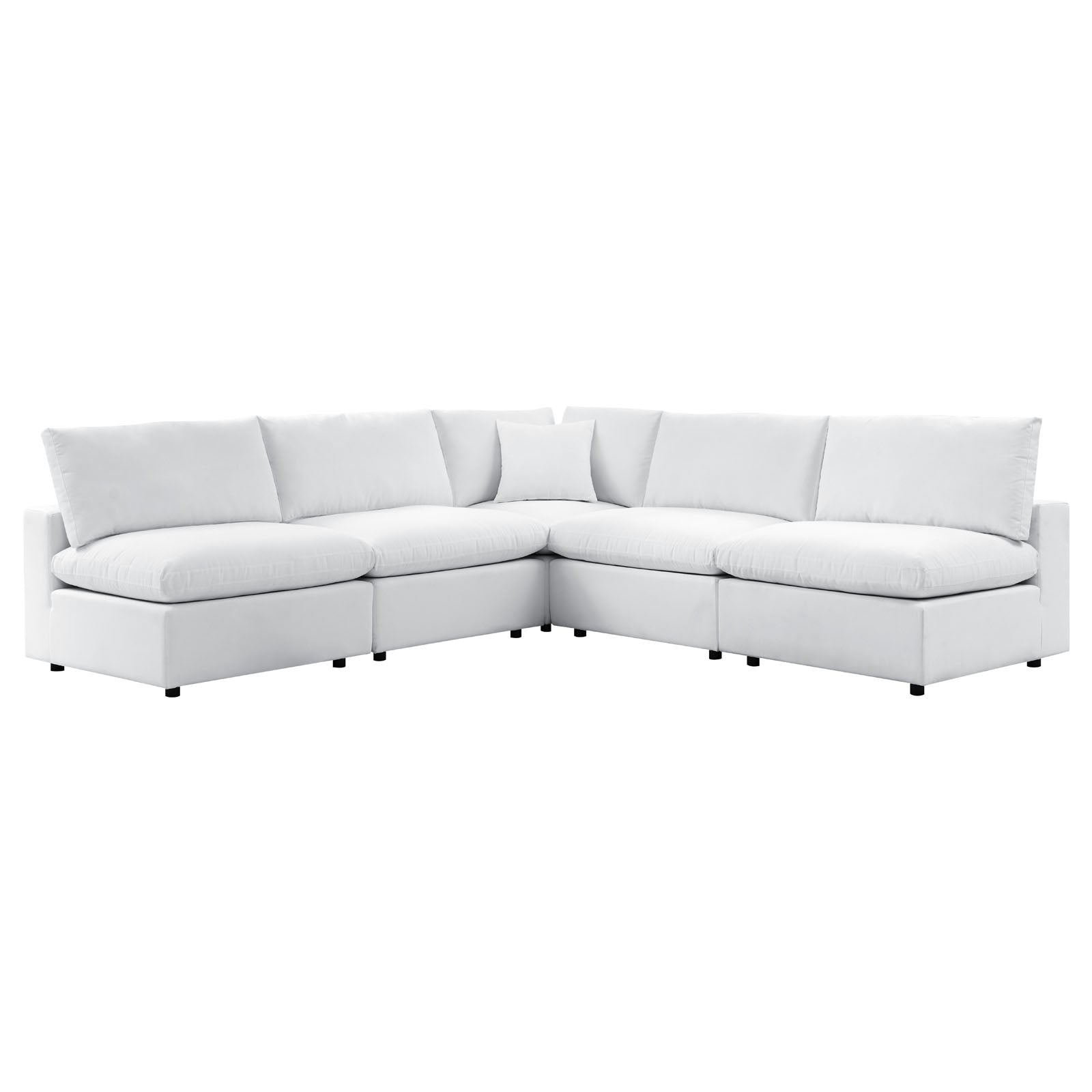 Commix 5-Piece Sunbrella¨ Outdoor Patio Sectional Sofa by Modway