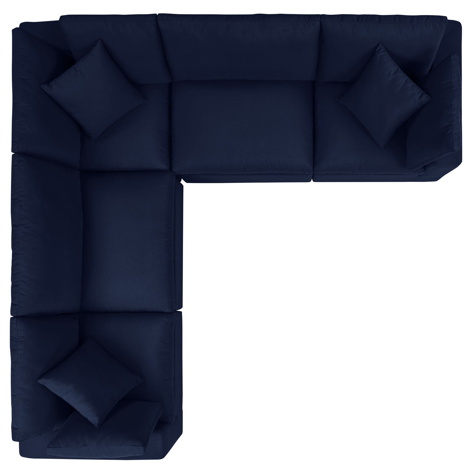 Commix 5-Piece Sunbrella¨ Outdoor Patio Sectional Sofa by Modway