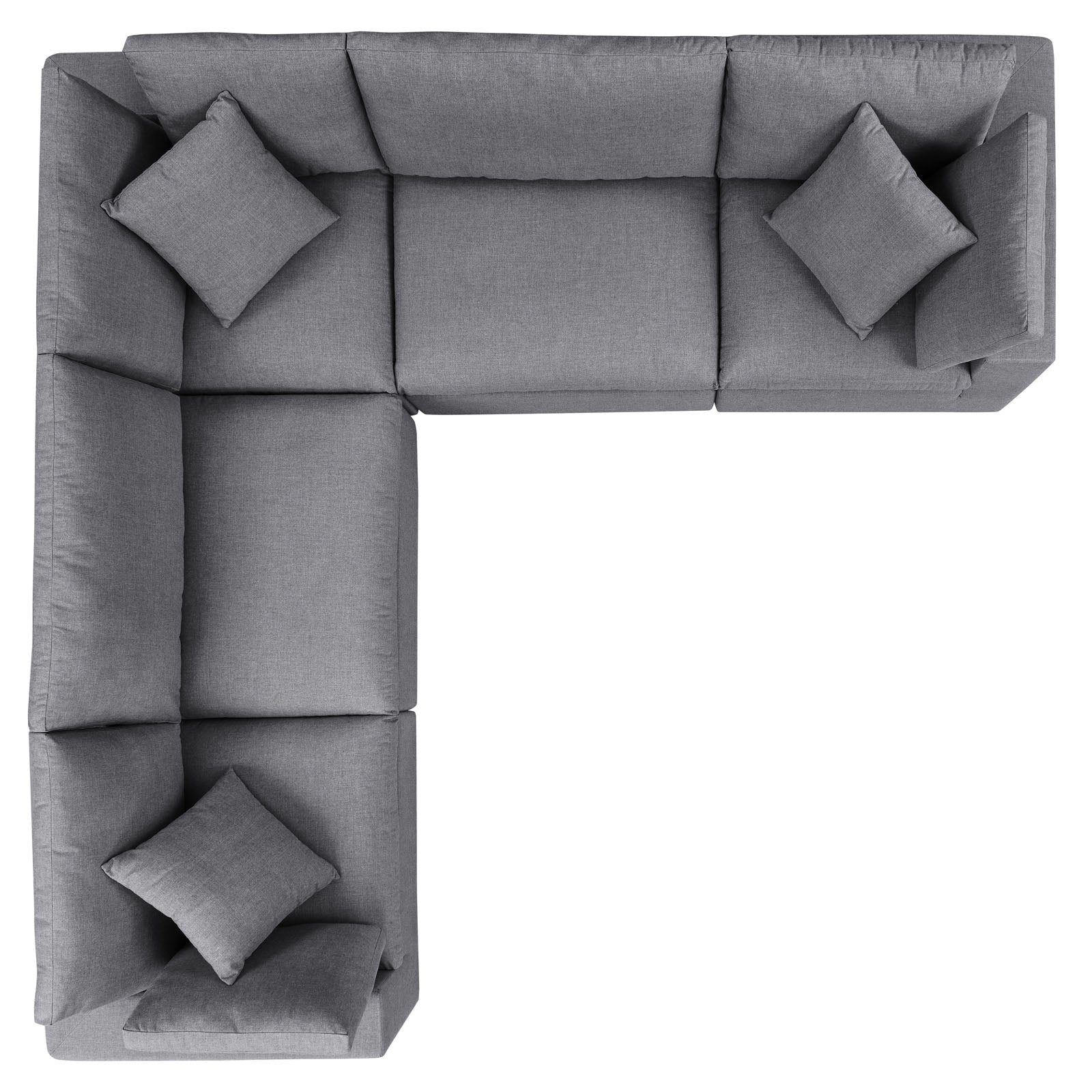 Commix 5-Piece Sunbrella¨ Outdoor Patio Sectional Sofa by Modway