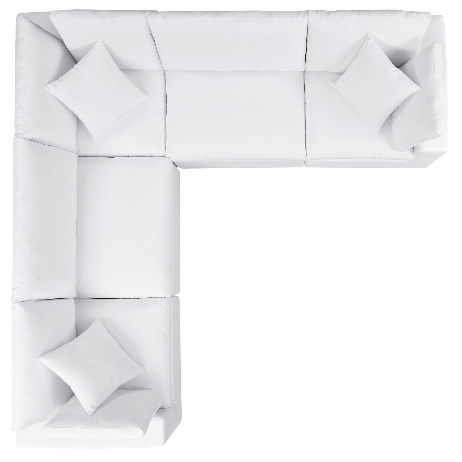 Commix 5-Piece Sunbrella¨ Outdoor Patio Sectional Sofa by Modway