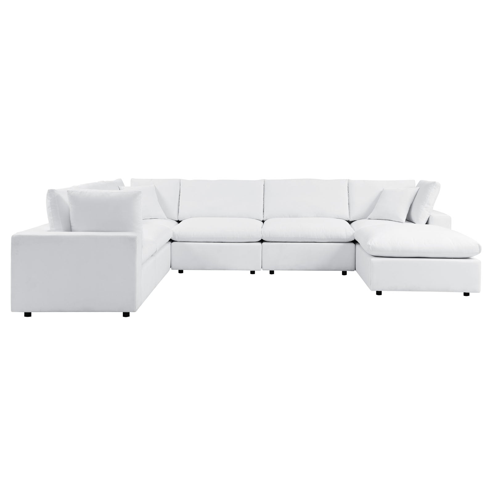 Commix 7-Piece Sunbrella¨ Outdoor Patio Sectional Sofa by Modway
