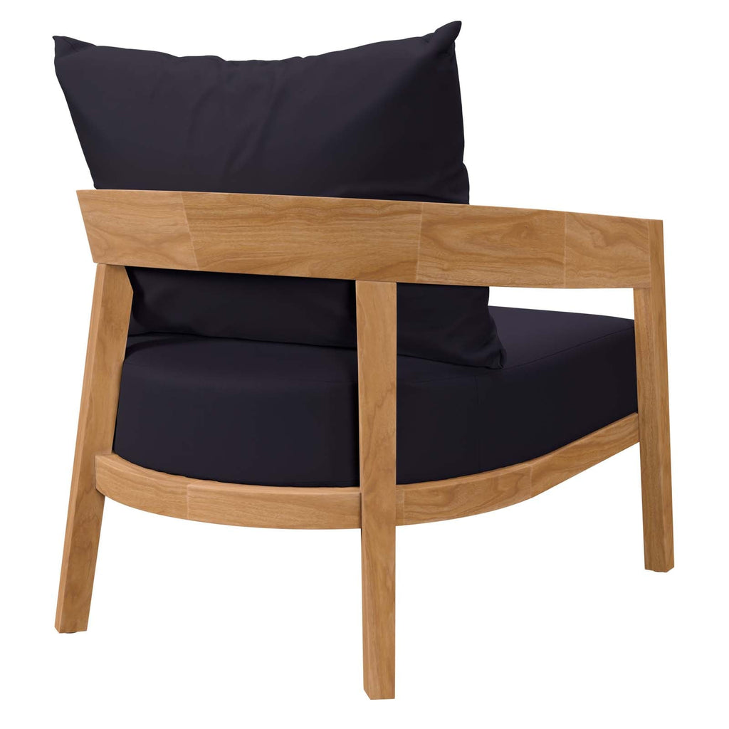 Brisbane Teak Wood Outdoor Patio Armchair by Modway
