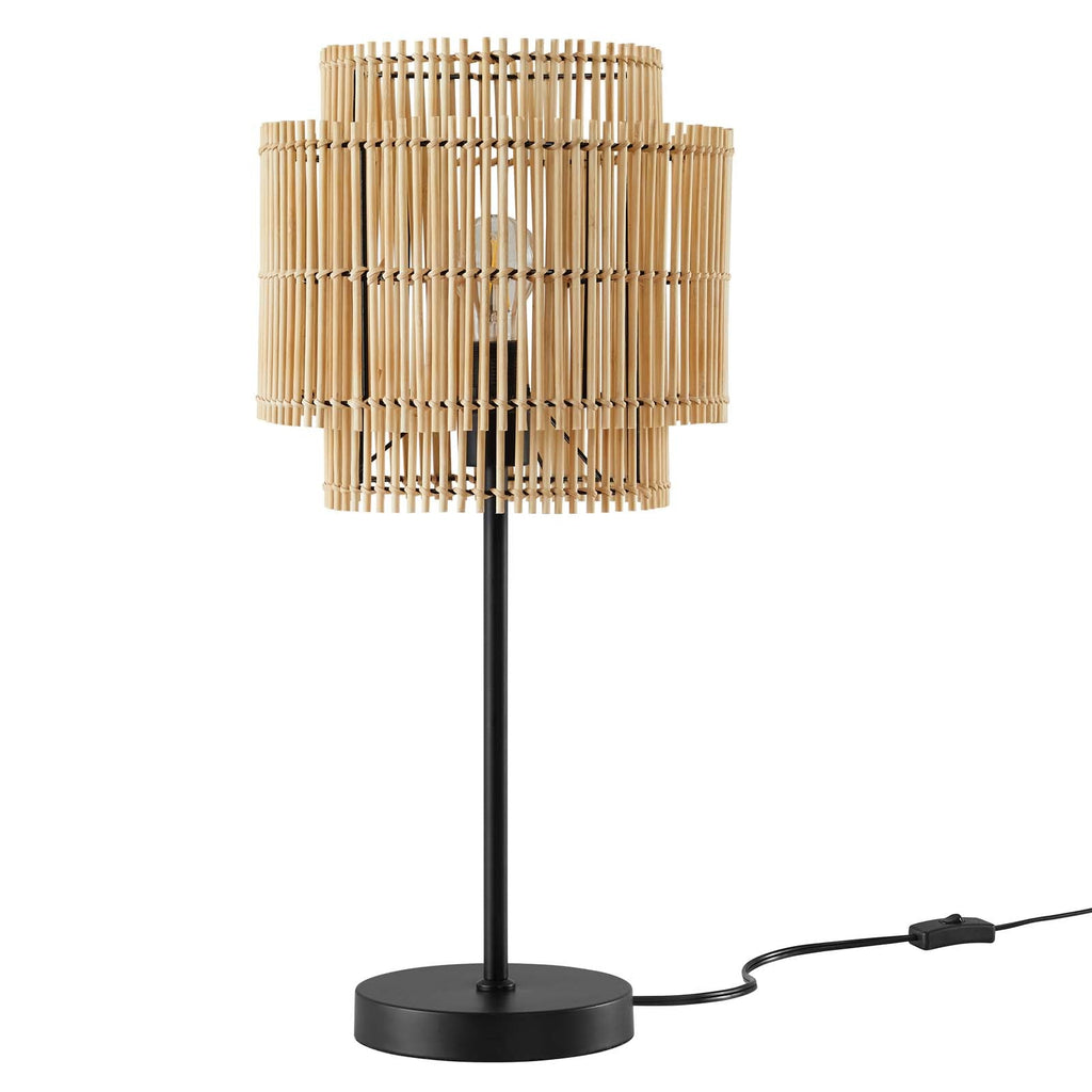 Nourish Bamboo Table Lamp by Modway