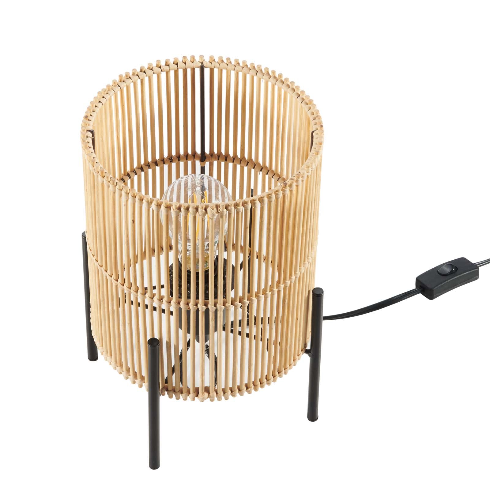 Casen Bamboo Table Lamp by Modway