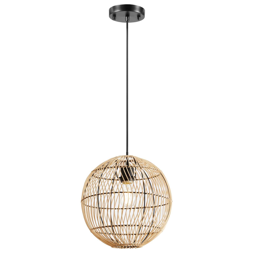 Nurture Rattan Pendant Light by Modway