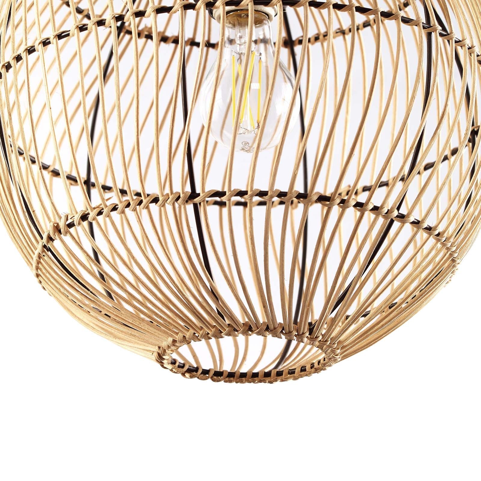 Nurture Rattan Pendant Light by Modway
