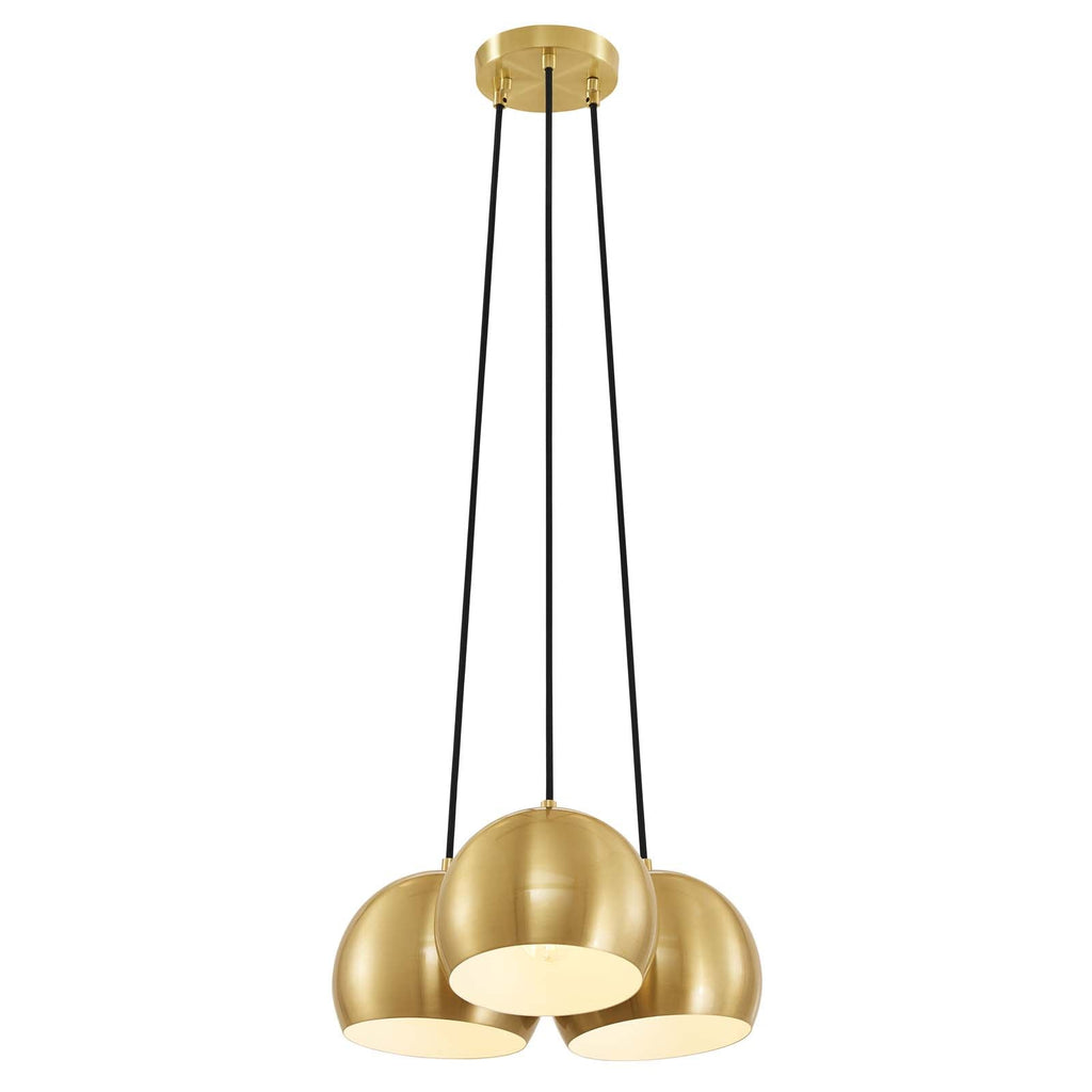 Chalice 3-Light Metal Pendant by Modway