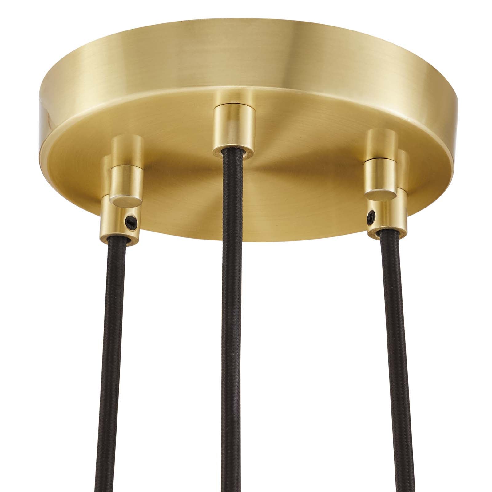 Chalice 3-Light Metal Pendant by Modway