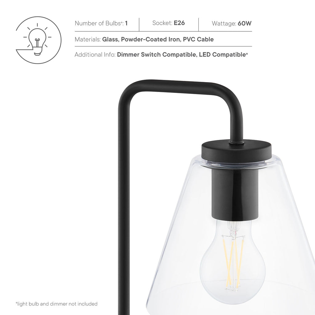 Element Glass Table Lamp by Modway