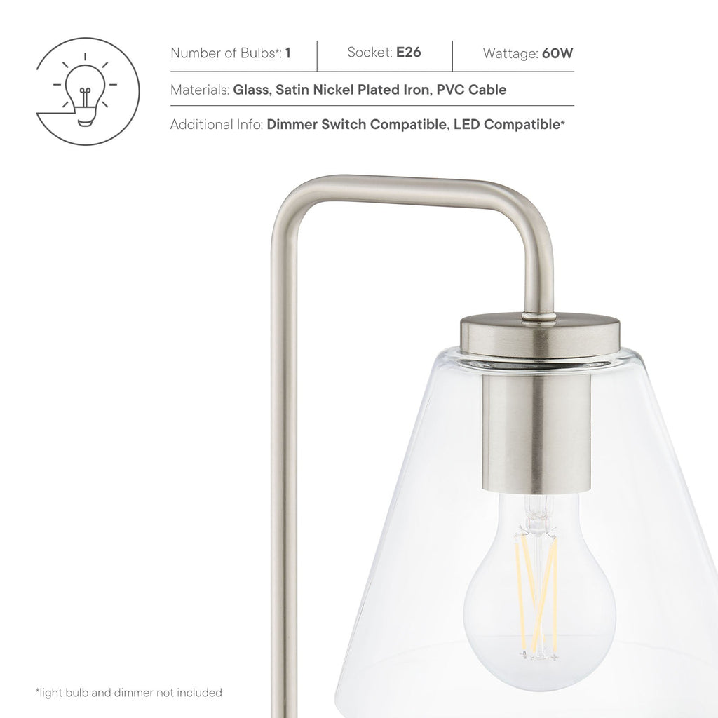 Element Glass Table Lamp by Modway