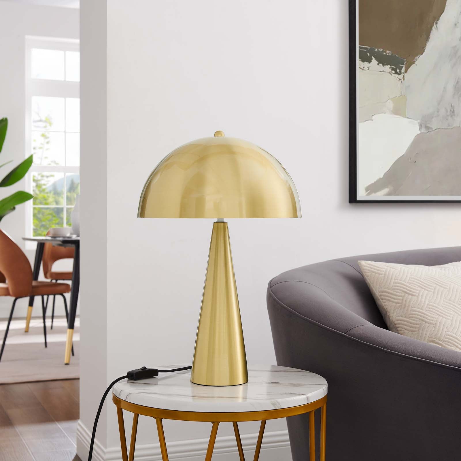Selena Metal Table Lamp by Modway