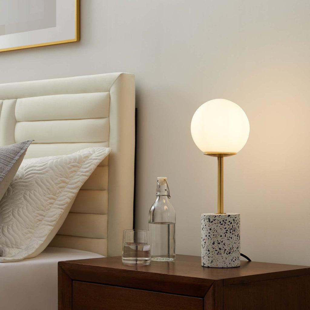 Logic Terrazzo Table Lamp by Modway