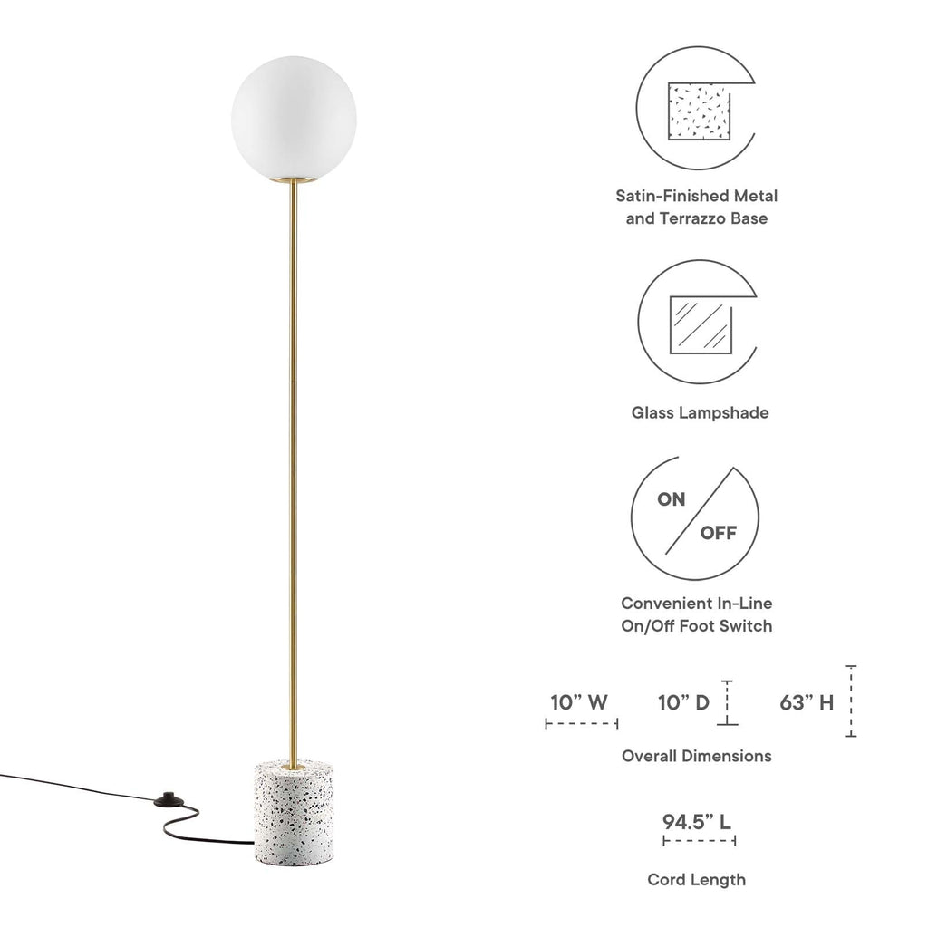 Logic Terrazzo Floor Lamp by Modway