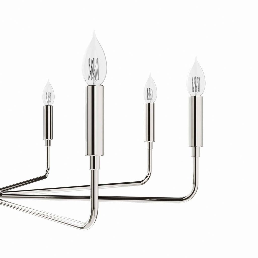 Rekindle 8-Light Chandelier by Modway