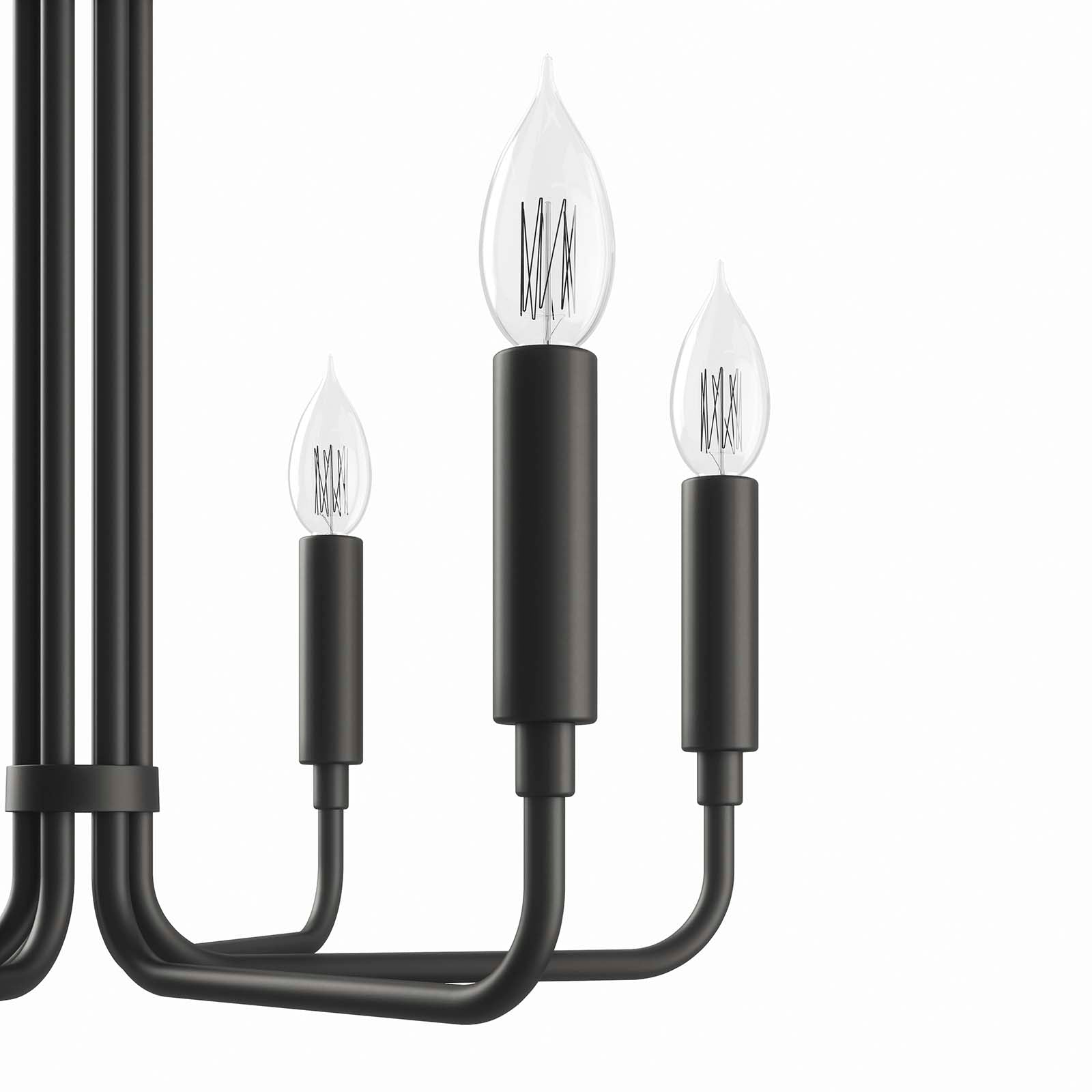 Rekindle 6-Light Chandelier by Modway
