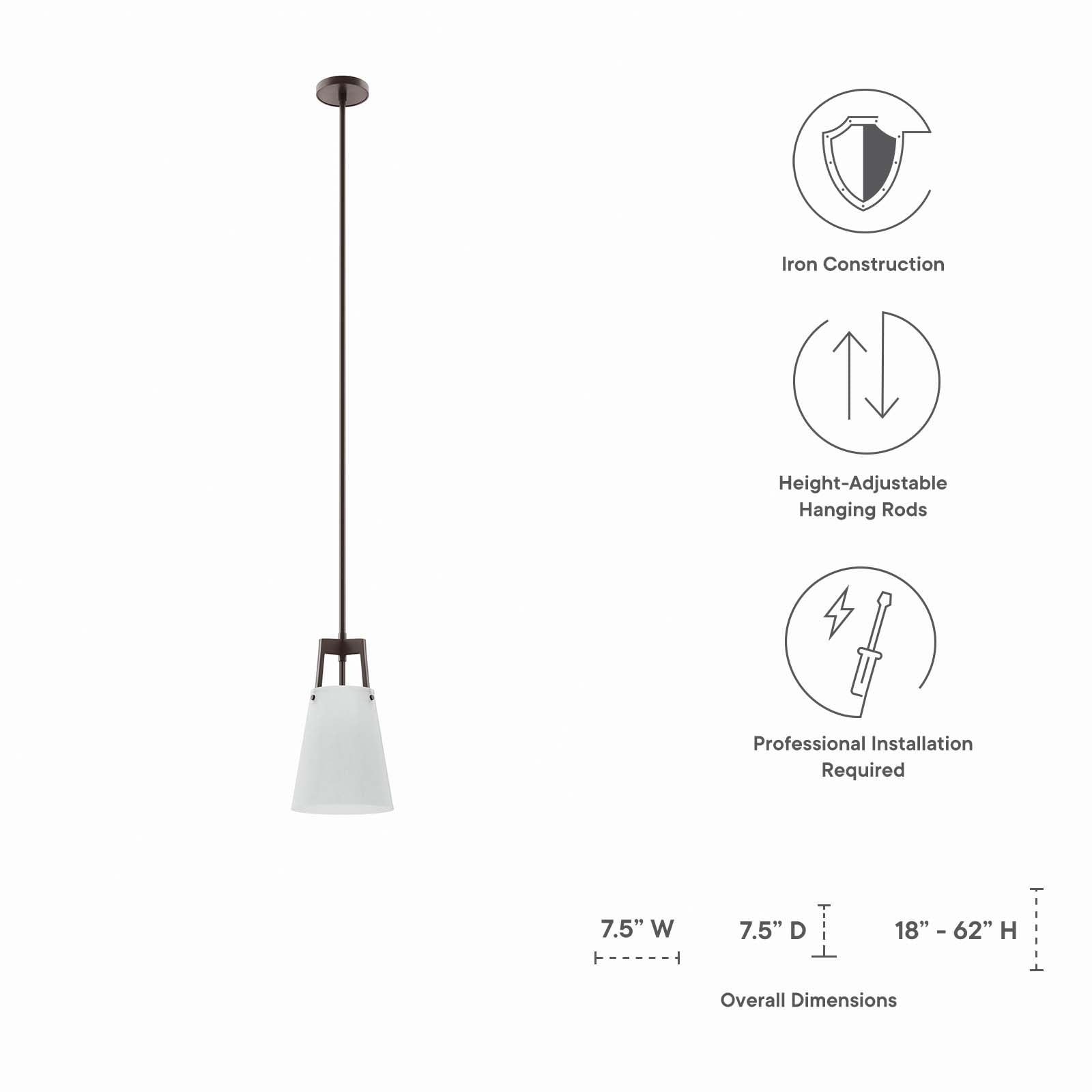 Aspire Pendant Light by Modway