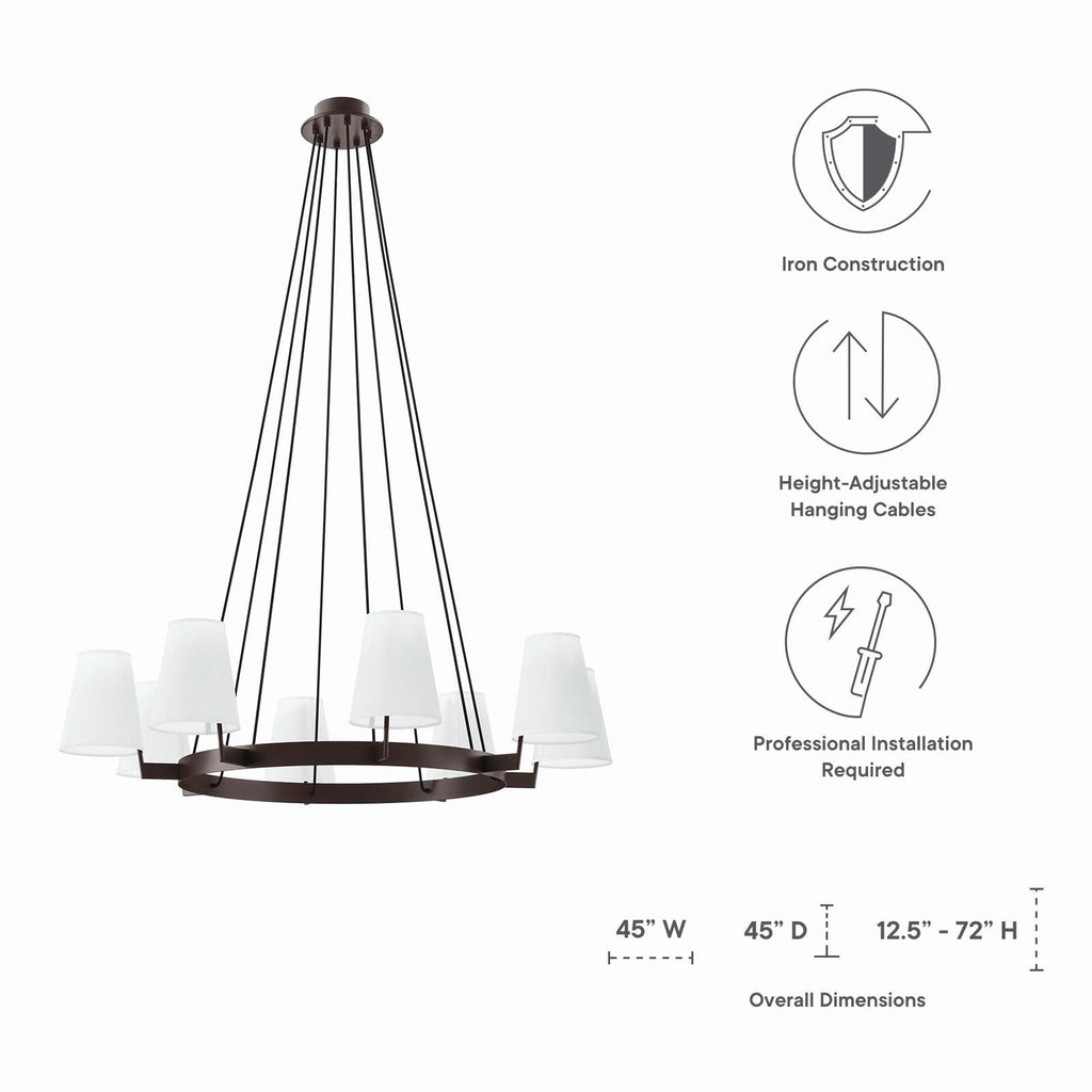 Surround 8-Light Chandelier by Modway