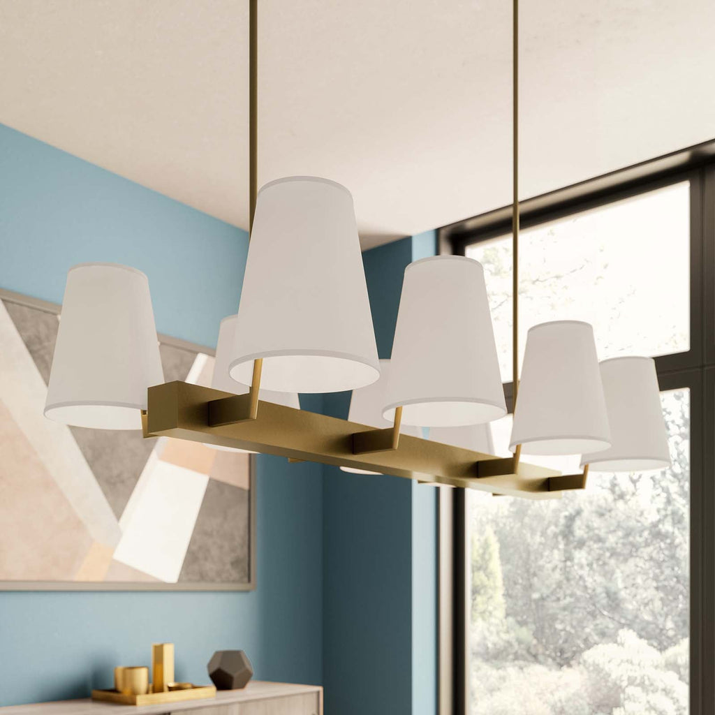 Enthrall 8-Light Chandelier by Modway