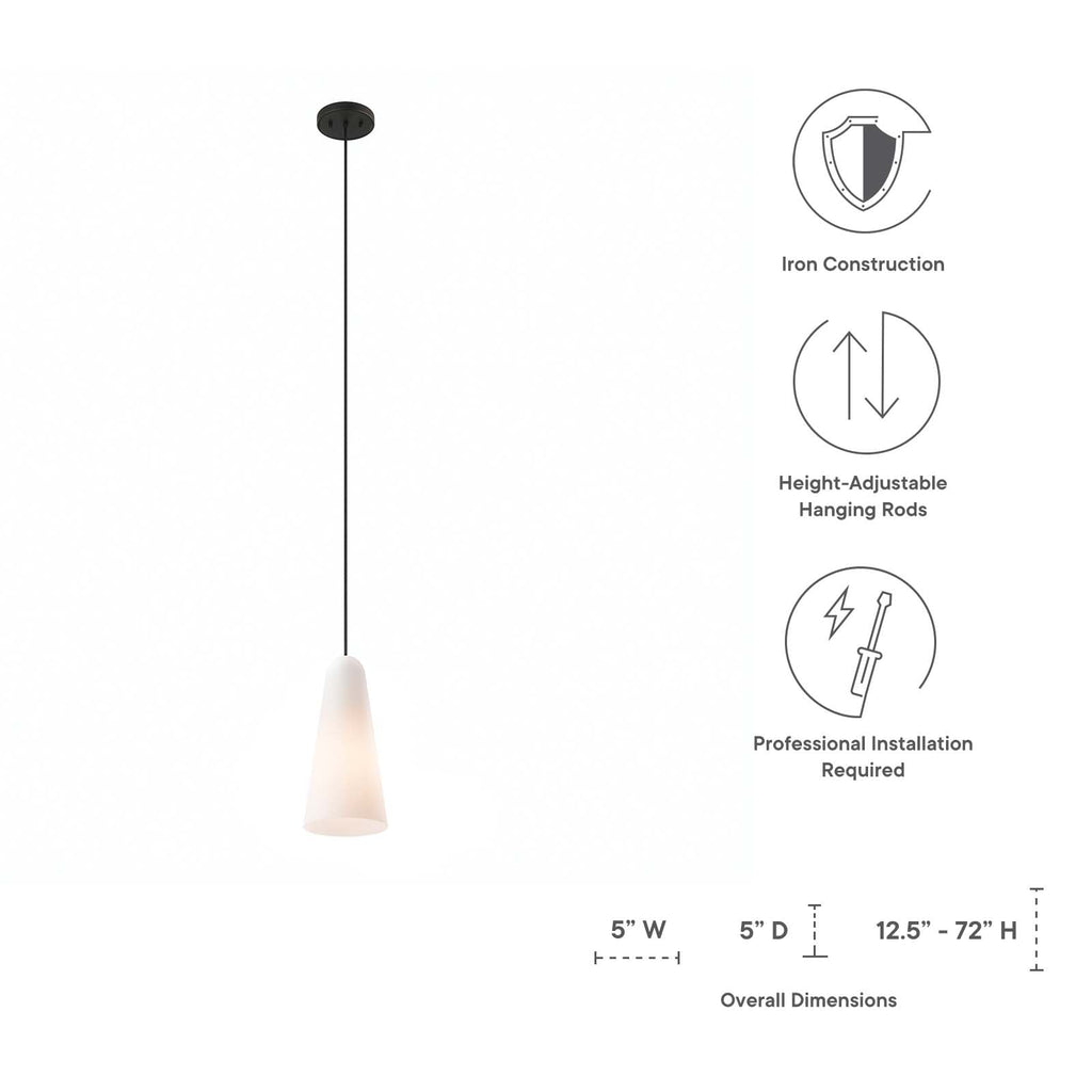 Beacon 1-Light Pendant Light by Modway